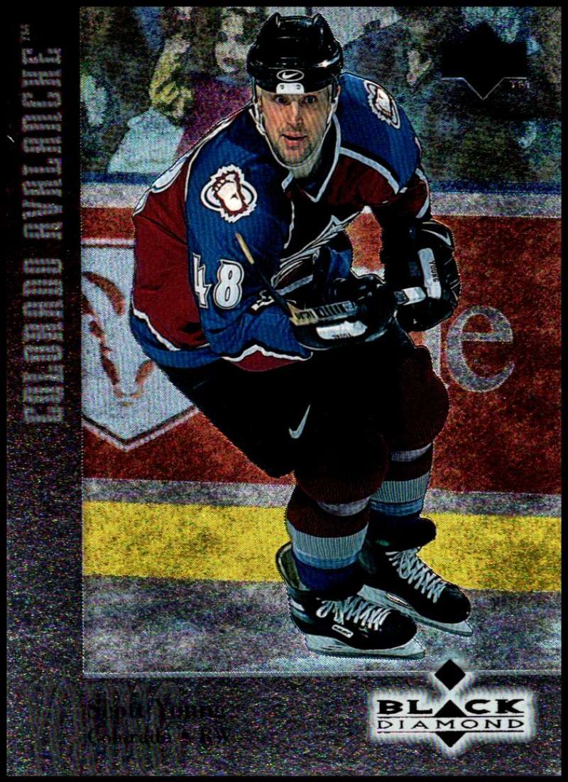 1996-97 Black Diamond #48 Scott Young Colorado Avalanche V90102 Image 1