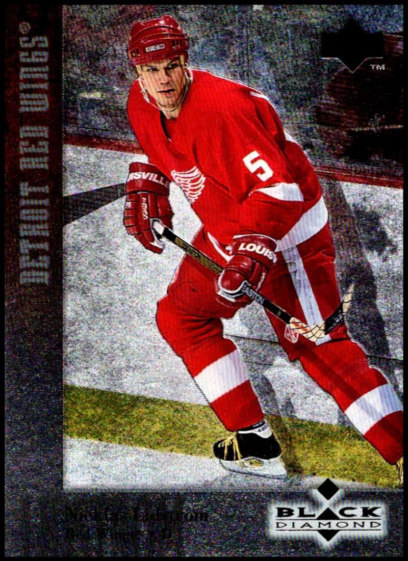 1996-97 Black Diamond #50 Nicklas Lidstrom Detroit Red Wings V90104 Image 1