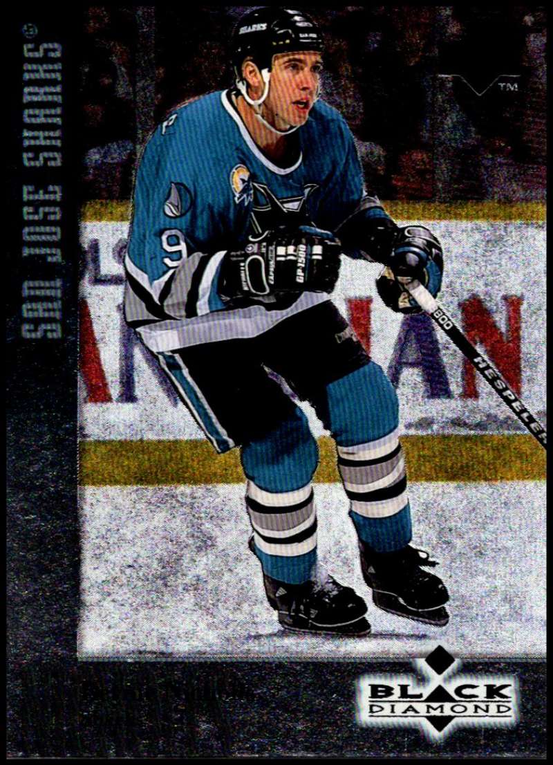 1996-97 Black Diamond #59 Bernie Nicholls San Jose Sharks V90113 Image 1