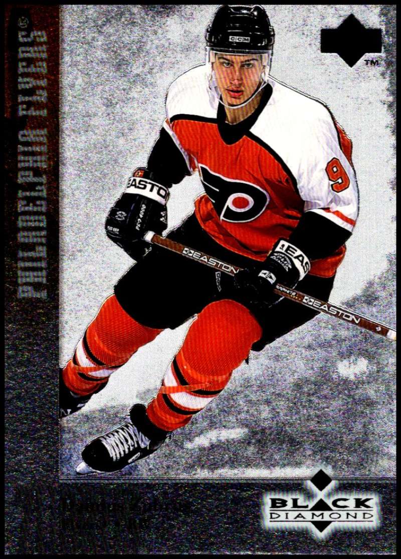 1996-97 Black Diamond #68 Dainius Zubrus RC Rookie Philadelphia Flyers V90122 Image 1