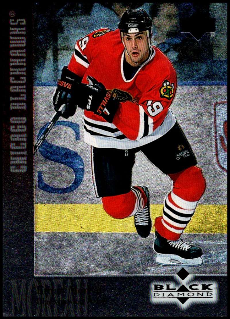 1996-97 Black Diamond #69 Ethan Moreau RC Rookie Chicago Blackhawks V90123 Image 1