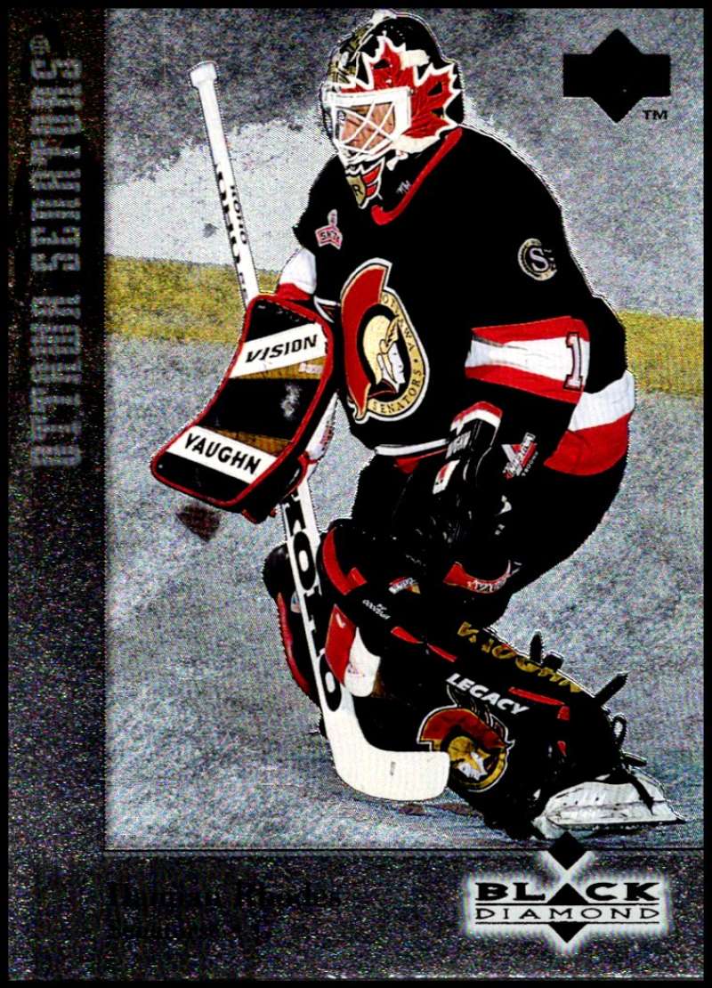 1996-97 Black Diamond #71 Damian Rhodes Ottawa Senators V90125 Image 1