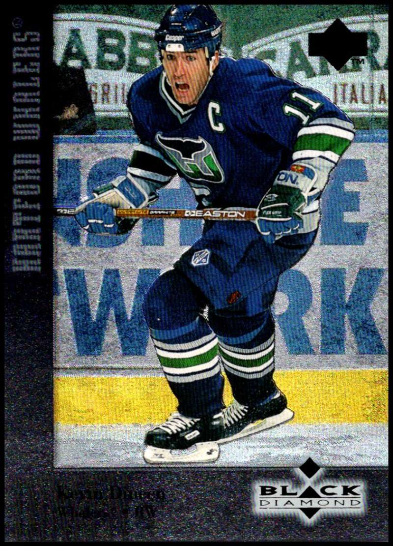 1996-97 Black Diamond #72 Kevin Dineen Hartford Whalers V90126 Image 1