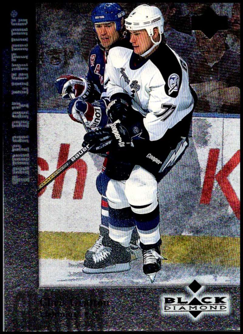 1996-97 Black Diamond #77 Chris Gratton Tampa Bay Lightning V90131 Image 1