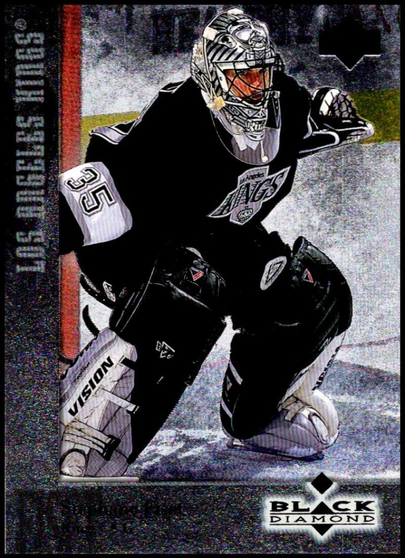 1996-97 Black Diamond #85 Stephane Fiset Los Angeles Kings V90139 Image 1