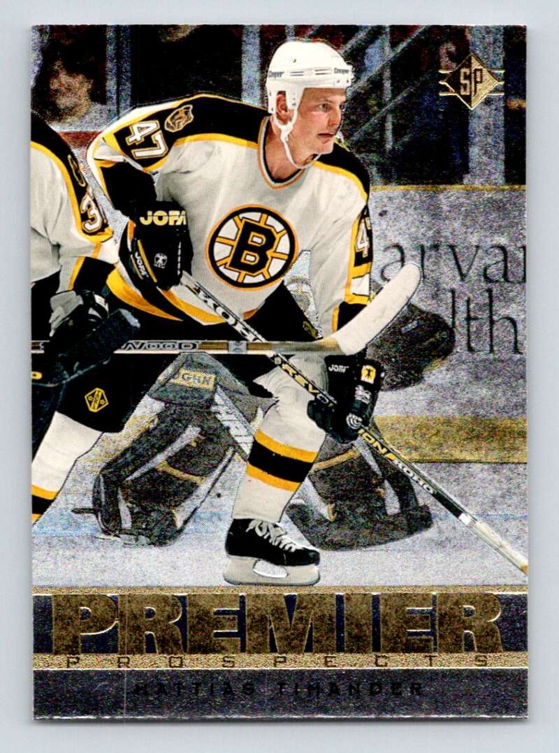 1996-97 SP Hockey #170 Mattias Timander RC Rookie Bruins V91099 Image 1