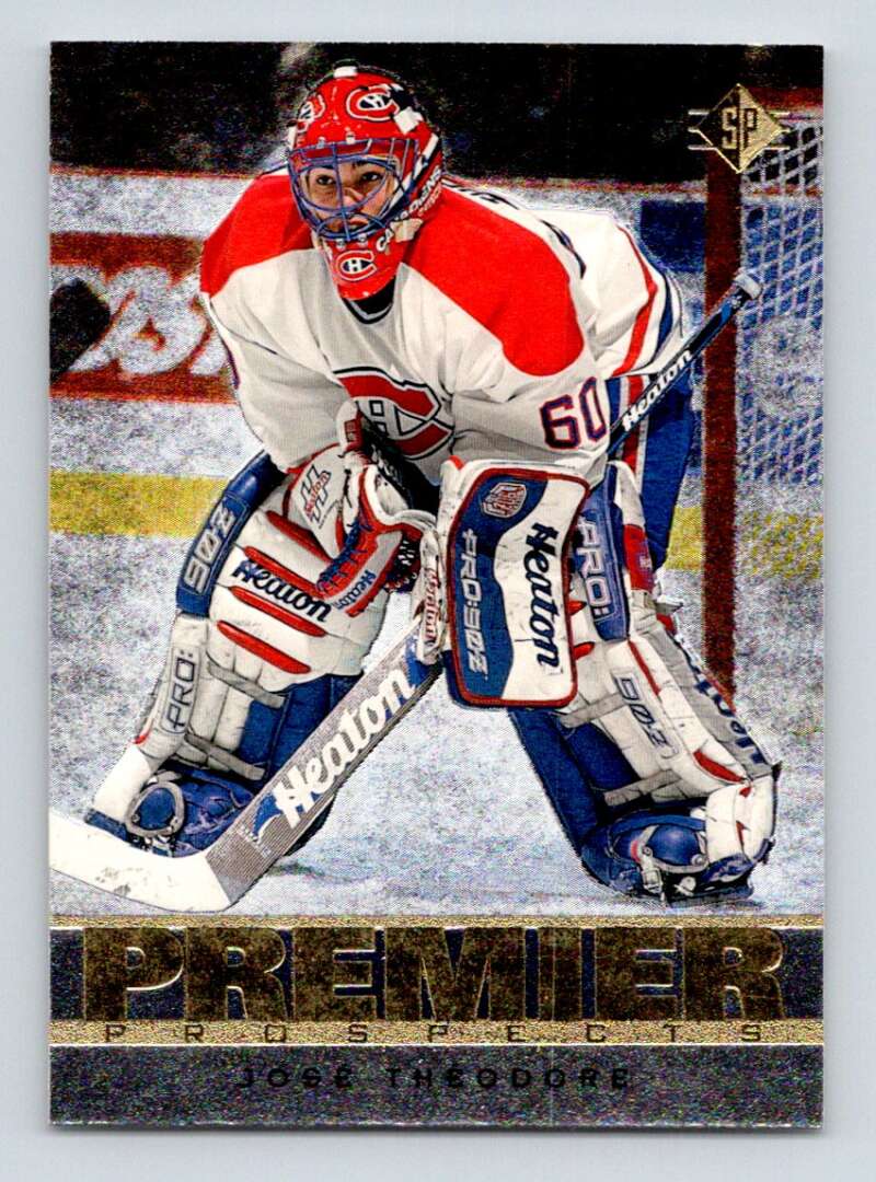 1996-97 SP Hockey #174 Jose Theodore Montreal Canadiens V91103 Image 1