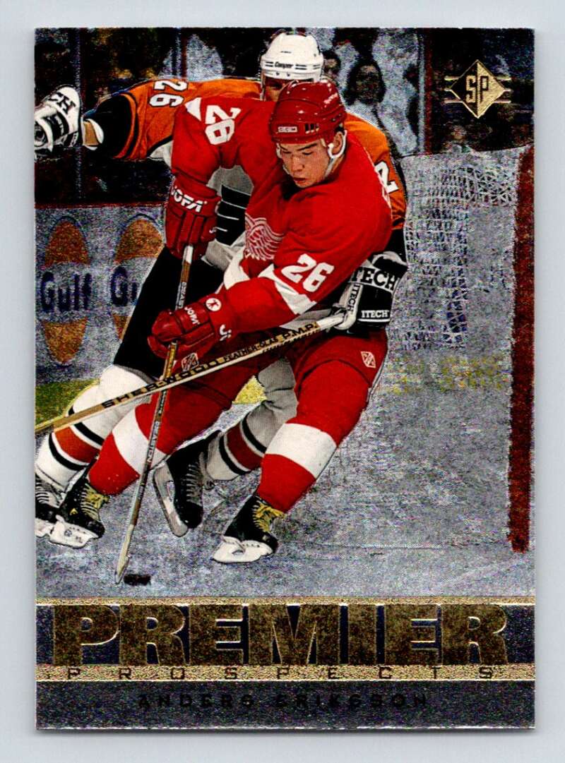 1996-97 SP Hockey #176 Anders Eriksson Detroit Red Wings V91105 Image 1
