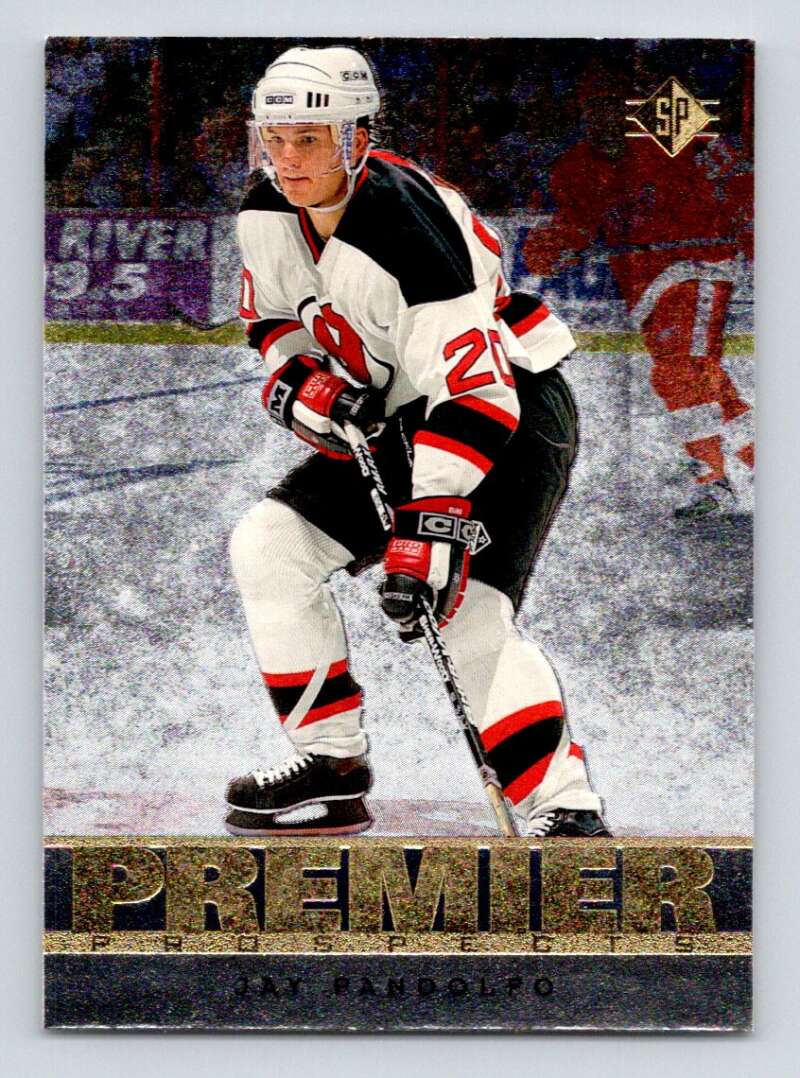 1996-97 SP Hockey #180 Jay Pandolfo UER New Jersey Devils V91109 Image 1