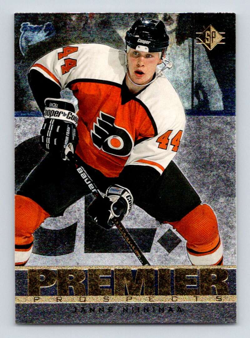 1996-97 SP Hockey #186 Janne Niinimaa Philadelphia Flyers V91115 Image 1