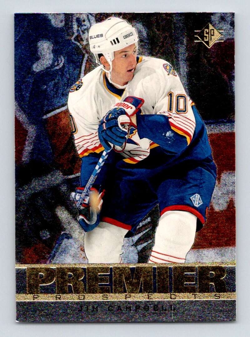 1996-97 SP Hockey #187 Jim Campbell St. Louis Blues V91116 Image 1