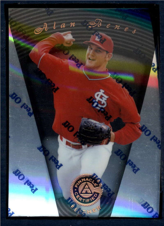 1997 Pinnacle Certified Baseball #6 Alan Benes  St. Louis Cardinals  V86472 Image 1