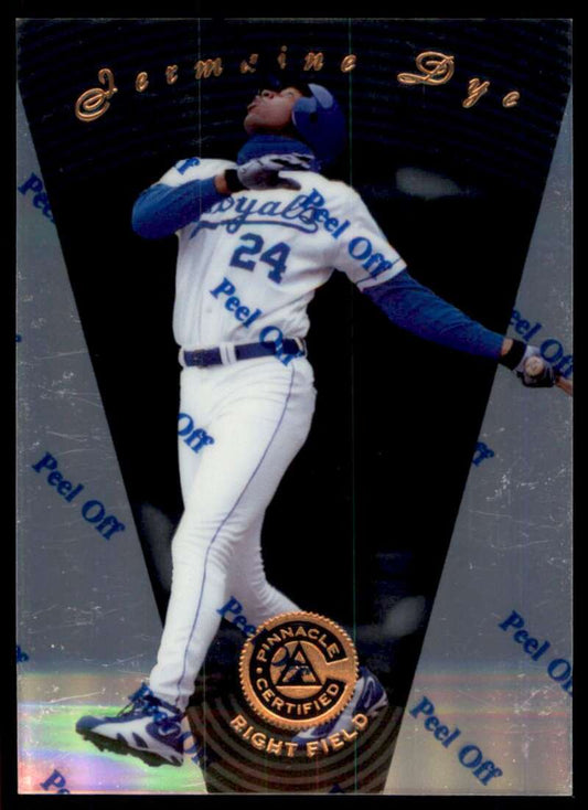 1997 Pinnacle Certified Baseball #15 Jermaine Dye  Kansas City Royals  V86481 Image 1