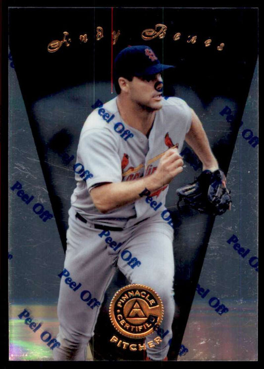 1997 Pinnacle Certified Baseball #16 Andy Benes  St. Louis Cardinals  V86482 Image 1