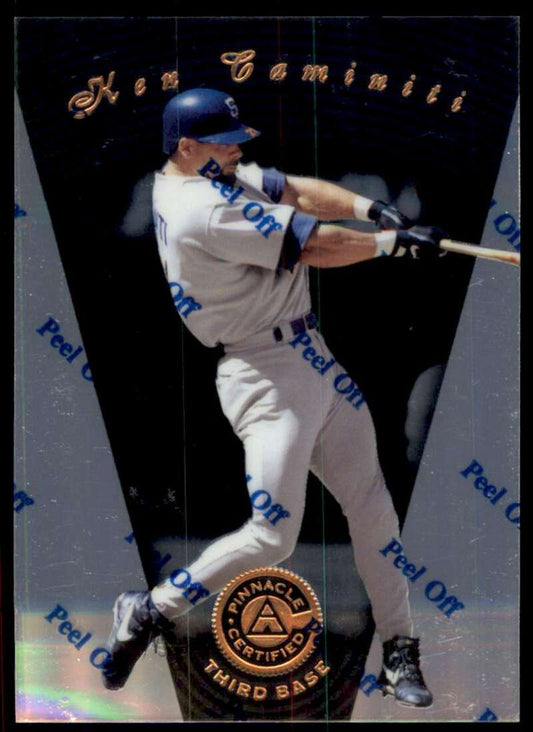 1997 Pinnacle Certified Baseball #21 Ken Caminiti  San Diego Padres  V86487 Image 1