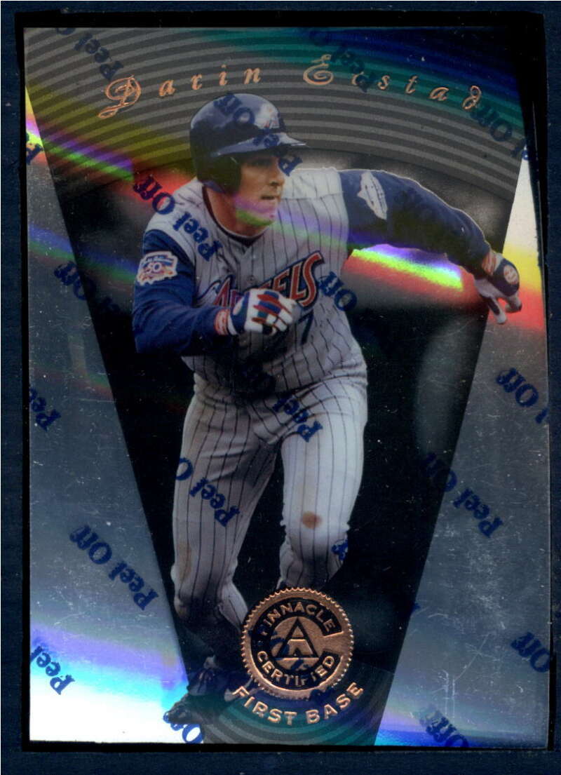 1997 Pinnacle Certified Baseball #31 Darin Erstad Anaheim Angels V86497 Image 1