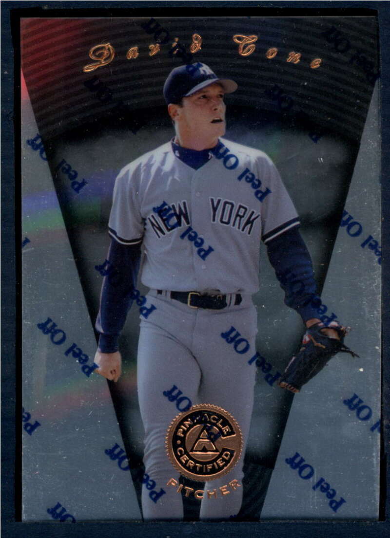 1997 Pinnacle Certified Baseball #34 David Cone New York Yankees V86500 Image 1