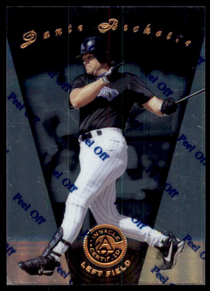 1997 Pinnacle Certified Baseball #36 Dante Bichette Colorado Rockies V86502 Image 1