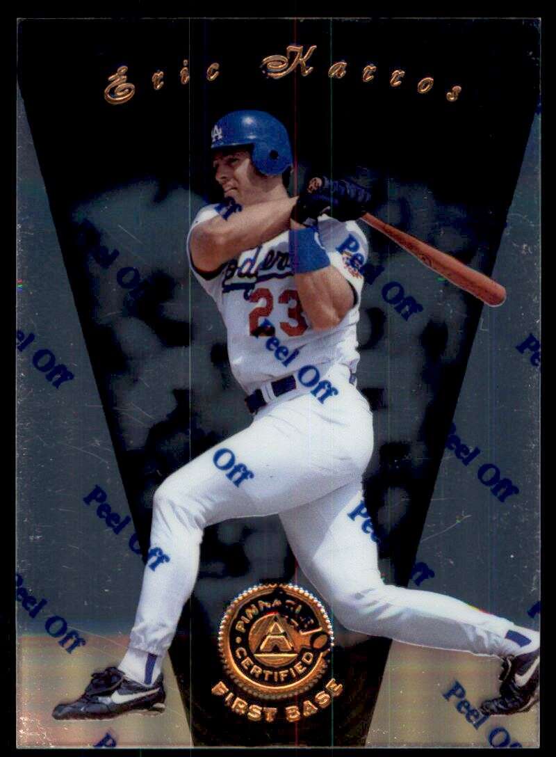 1997 Pinnacle Certified Baseball #37 Eric Karros Los Angeles Dodgers V86503 Image 1