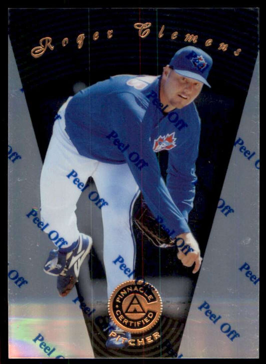1997 Pinnacle Certified Baseball #39 Roger Clemens  Toronto Blue Jays  V86505 Image 1