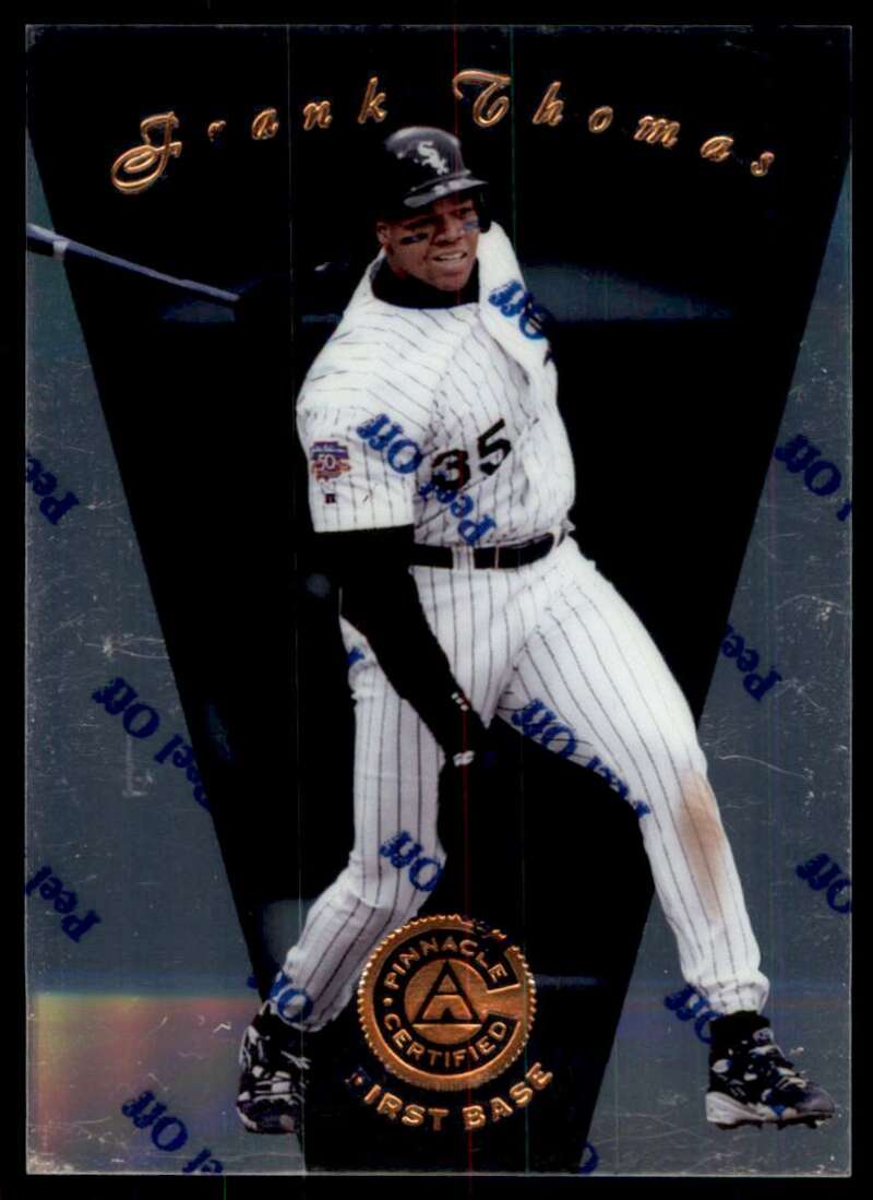 1997 Pinnacle Certified Baseball #41 Frank Thomas Chicago White Sox V86507 Image 1