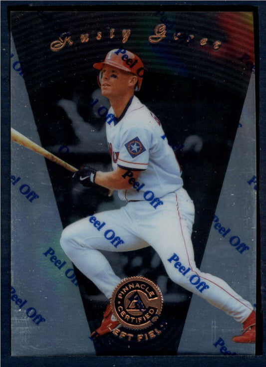 1997 Pinnacle Certified Baseball #56 Rusty Greer  Texas Rangers  V86522 Image 1