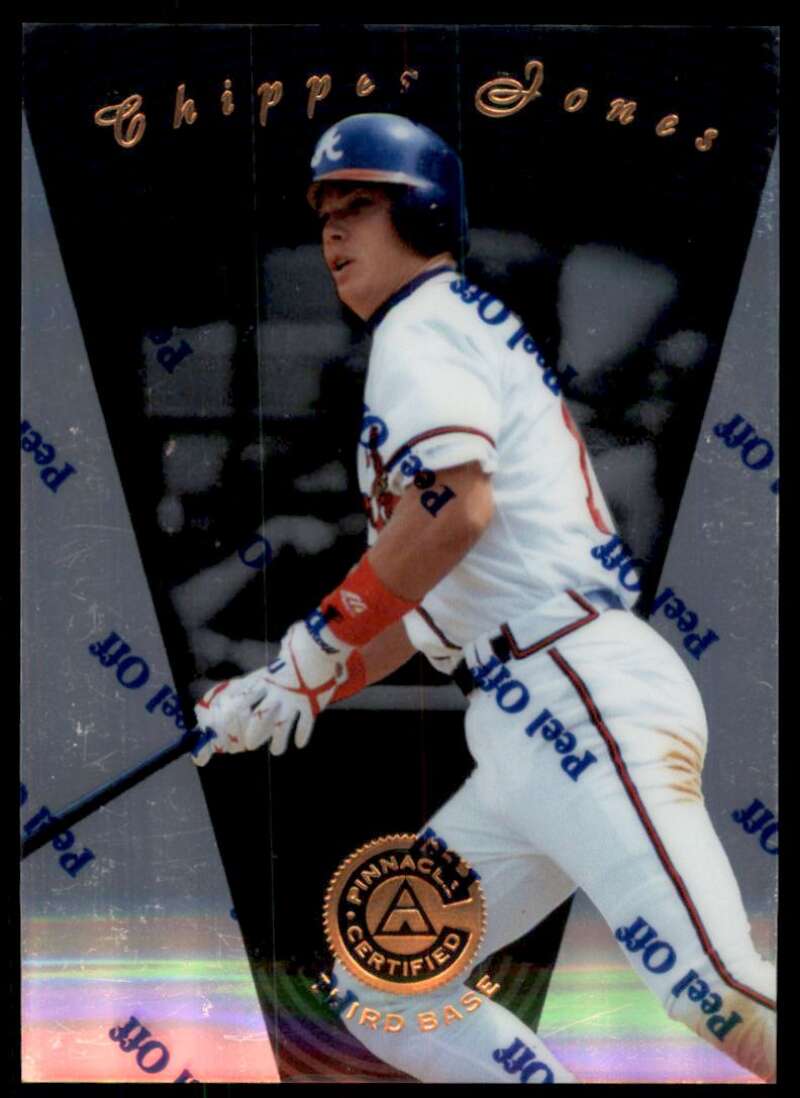 1997 Pinnacle Certified Baseball #59 Chipper Jones Atlanta Braves V86525 Image 1