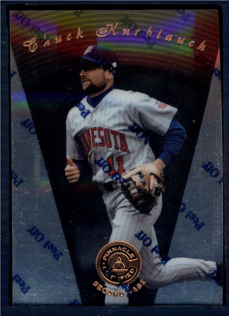 1997 Pinnacle Certified Baseball #73 Chuck Knoblauch Minnesota Twins V86539 Image 1