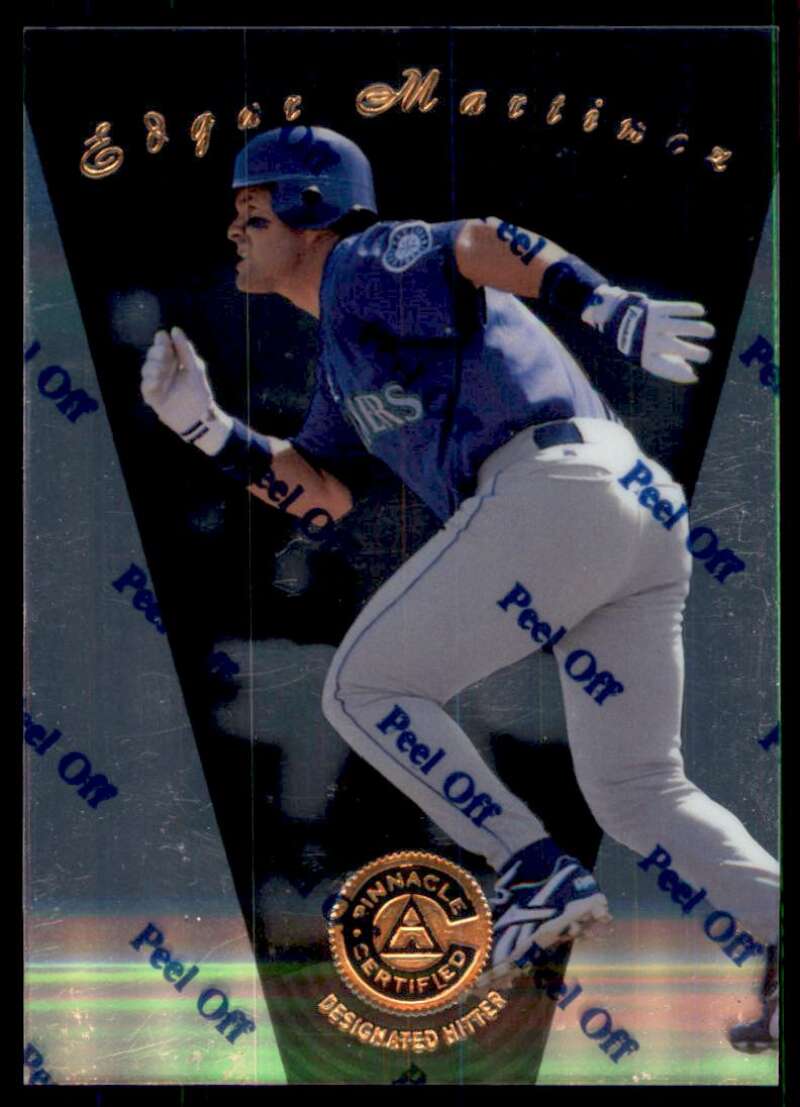1997 Pinnacle Certified Baseball #84 Edgar Martinez Seattle Mariners V86550 Image 1