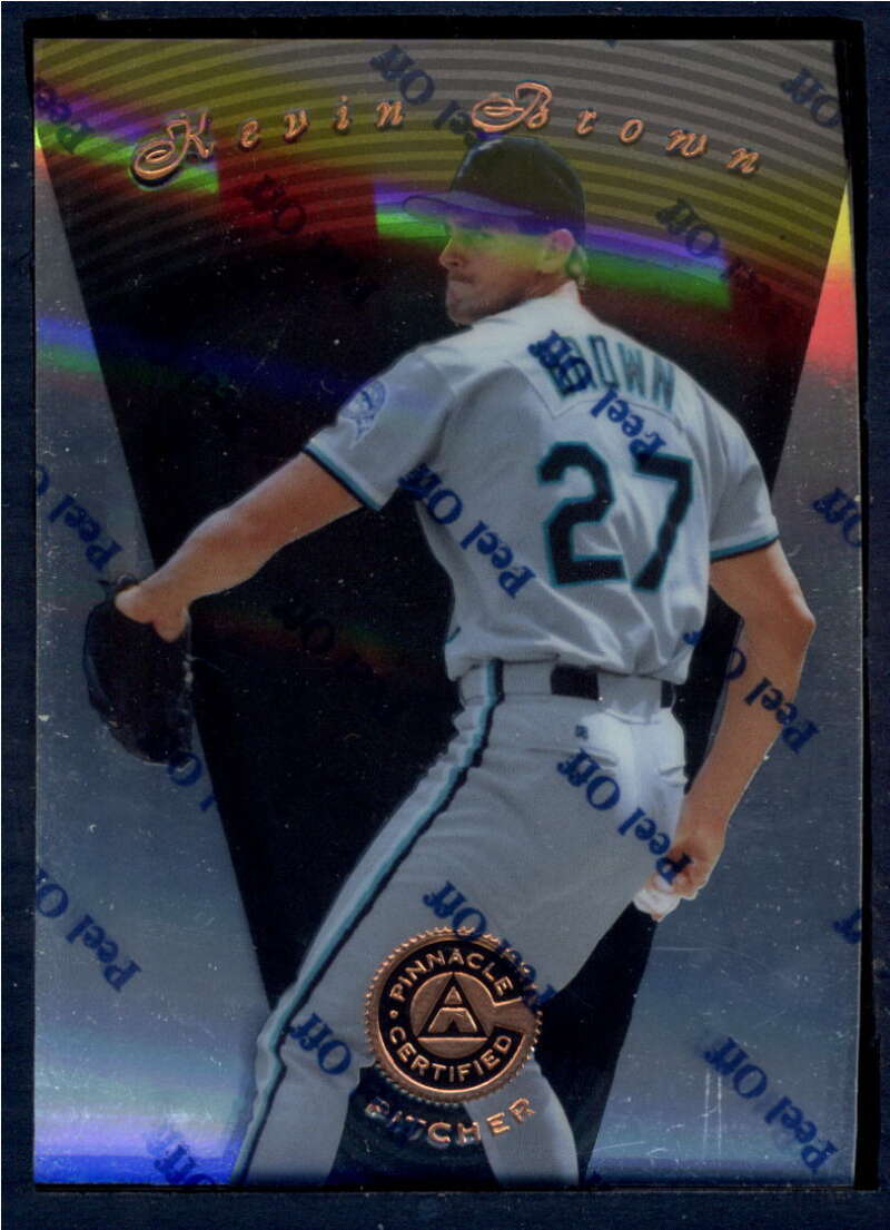 1997 Pinnacle Certified Baseball #85 Kevin Brown Florida Marlins V86551 Image 1
