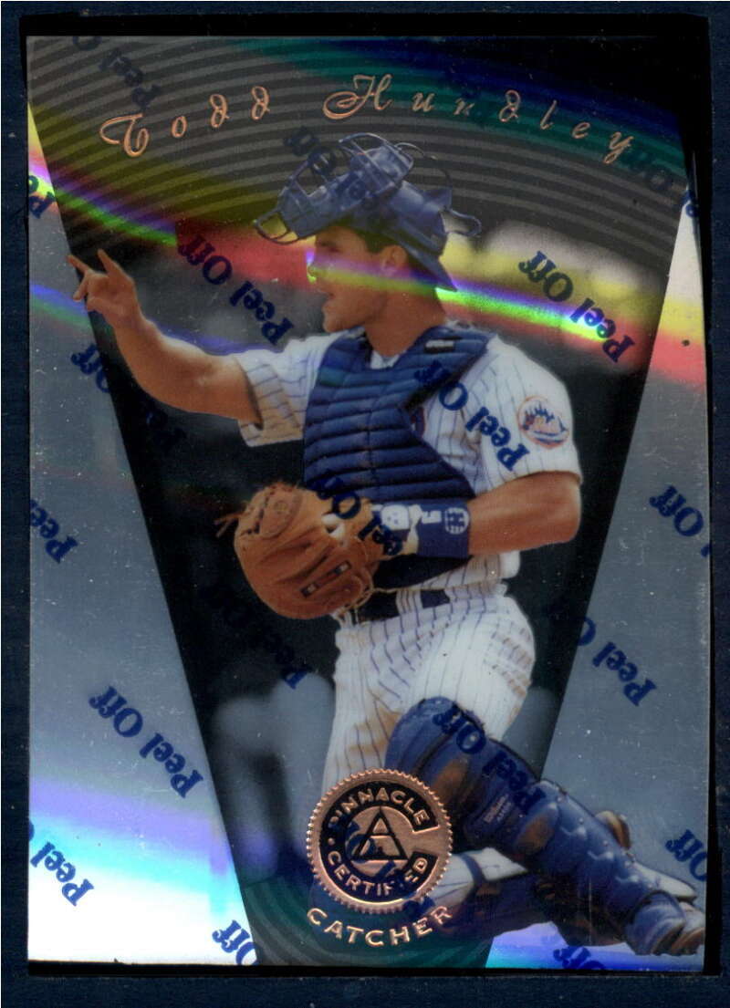 1997 Pinnacle Certified Baseball #87 Todd Hundley New York Mets V86553 Image 1