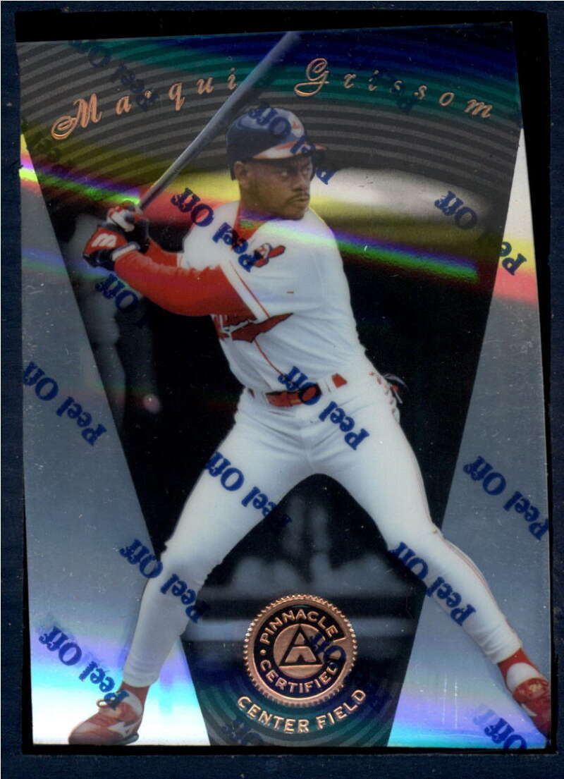 1997 Pinnacle Certified Baseball #89 Marquis Grissom Cleveland Indians V86555 Image 1