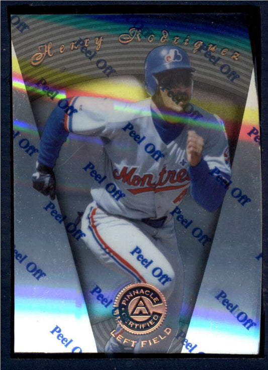 1997 Pinnacle Certified Baseball #91 Henry Rodriguez  Montreal Expos  V86557 Image 1