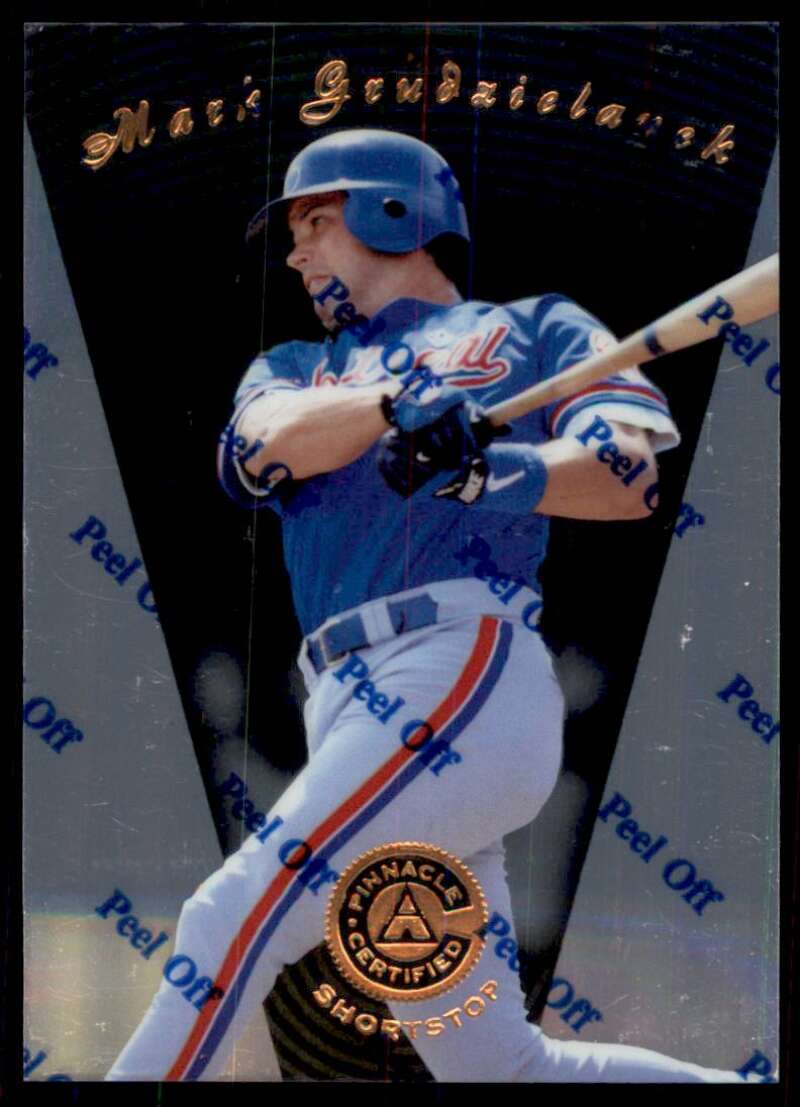 1997 Pinnacle Certified Baseball #93 Mark Grudzielanek Montreal Expos V86559 Image 1