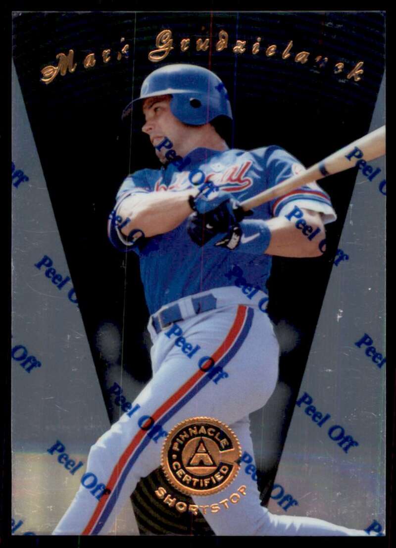 1997 Pinnacle Certified Baseball #93 Mark Grudzielanek  Montreal Expos  V86559 Image 1