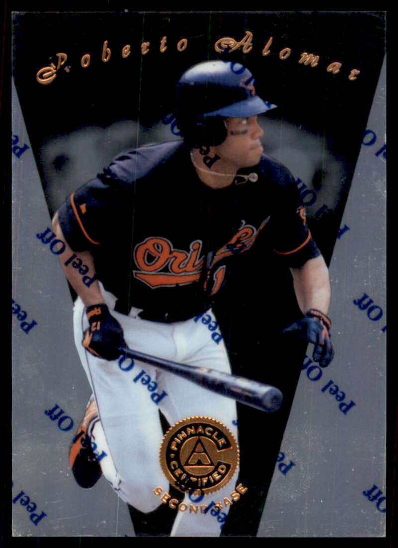 1997 Pinnacle Certified Baseball #95 Roberto Alomar Baltimore Orioles V86561 Image 1