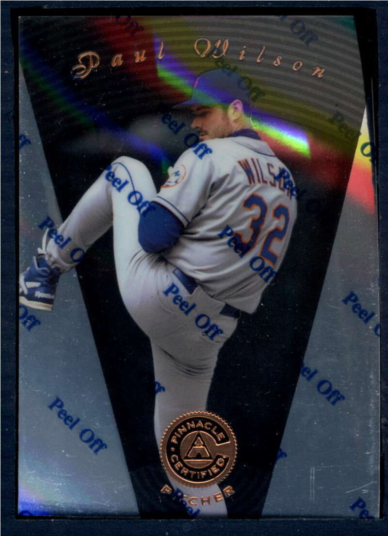 1997 Pinnacle Certified Baseball #96 Paul Wilson New York Mets V86562 Image 1