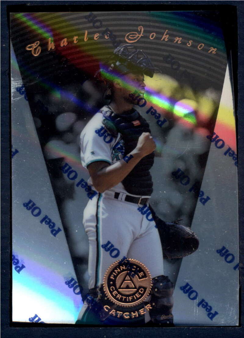 1997 Pinnacle Certified Baseball #99 Charles Johnson Florida Marlins V86565 Image 1