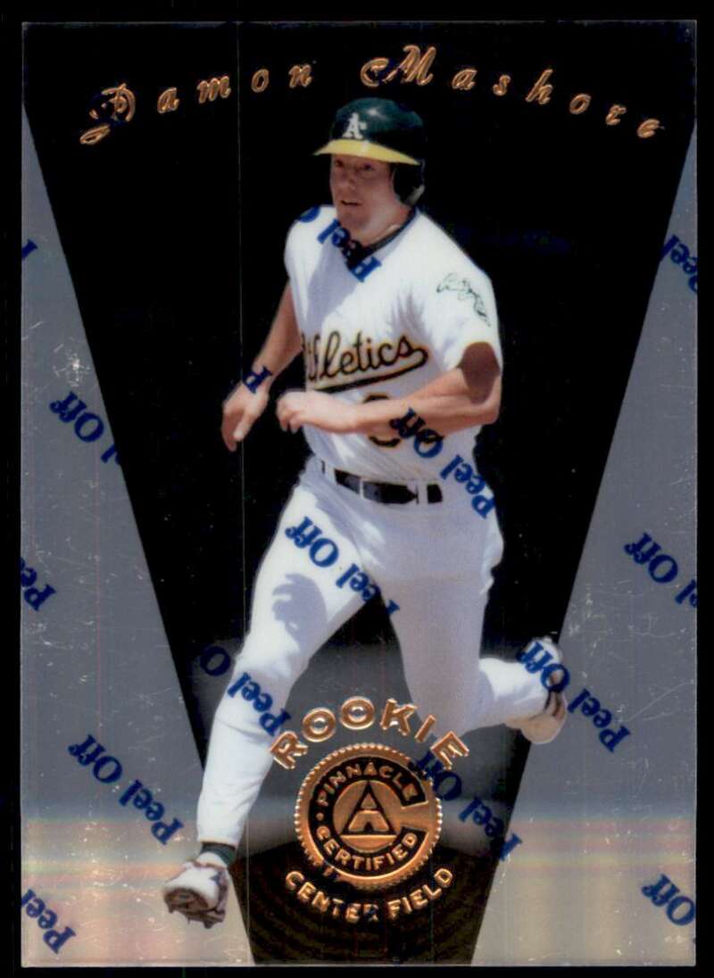 1997 Pinnacle Certified Baseball #113 Damon Mashore RC Rookie Athletics V86579 Image 1