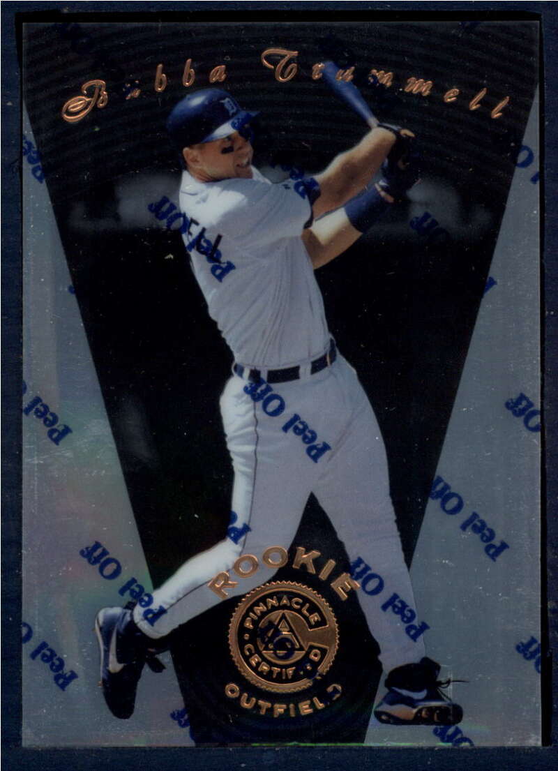 1997 Pinnacle Certified Baseball #127 Bubba Trammell RC Rookie Tigers V86593 Image 1