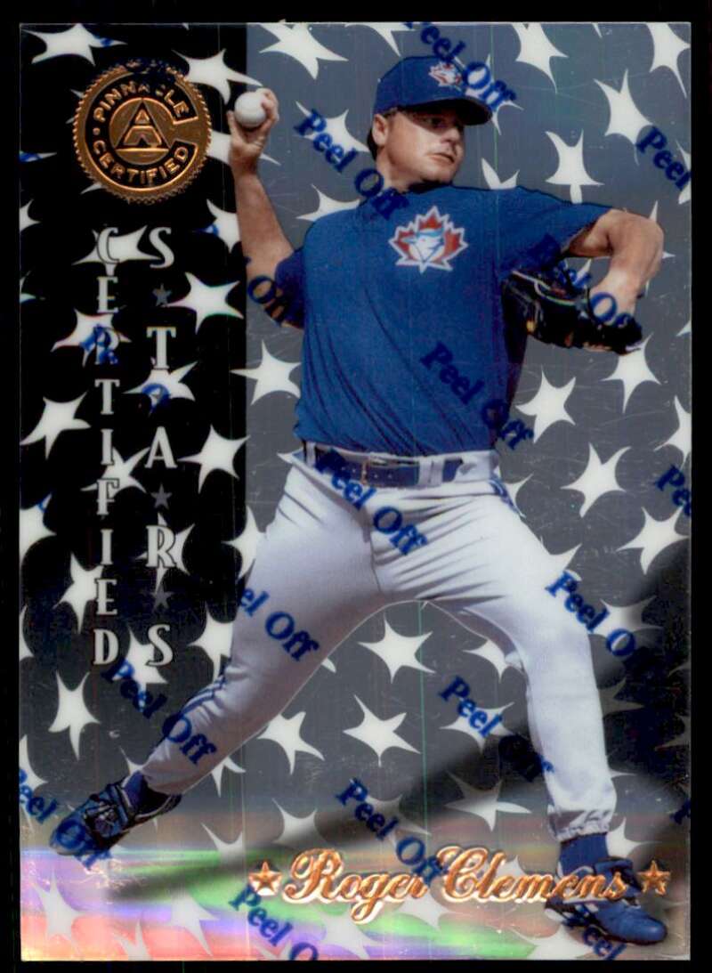 1997 Pinnacle Certified Baseball #138 Roger Clemens Toronto Blue Jays V86604 Image 1