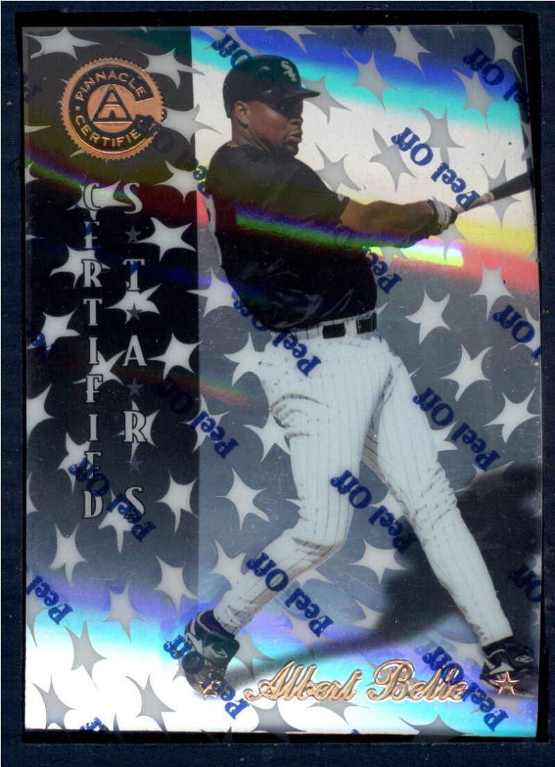 1997 Pinnacle Certified Baseball #140 Albert Belle Chicago White Sox V86606 Image 1