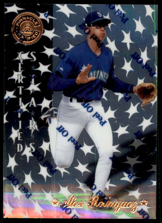 1997 Pinnacle Certified Baseball #144 Alex Rodriguez   Seattle Mariners  V86610 Image 1