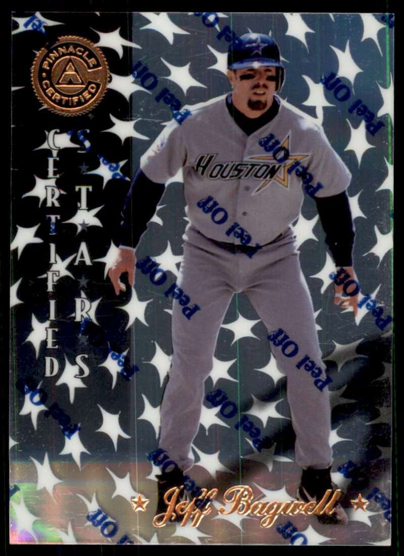 1997 Pinnacle Certified Baseball #145 Jeff Bagwell Houston Astros V86611 Image 1