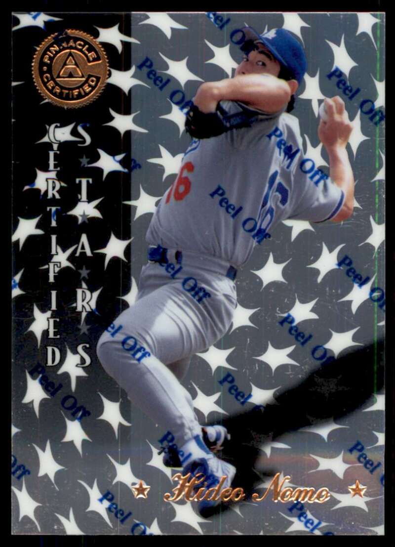 1997 Pinnacle Certified Baseball #149 Hideo Nomo   Los Angeles Dodgers  V86615 Image 1