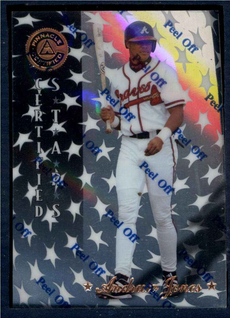 1997 Pinnacle Certified Baseball #150 Andruw Jones Atlanta Braves V86616 Image 1