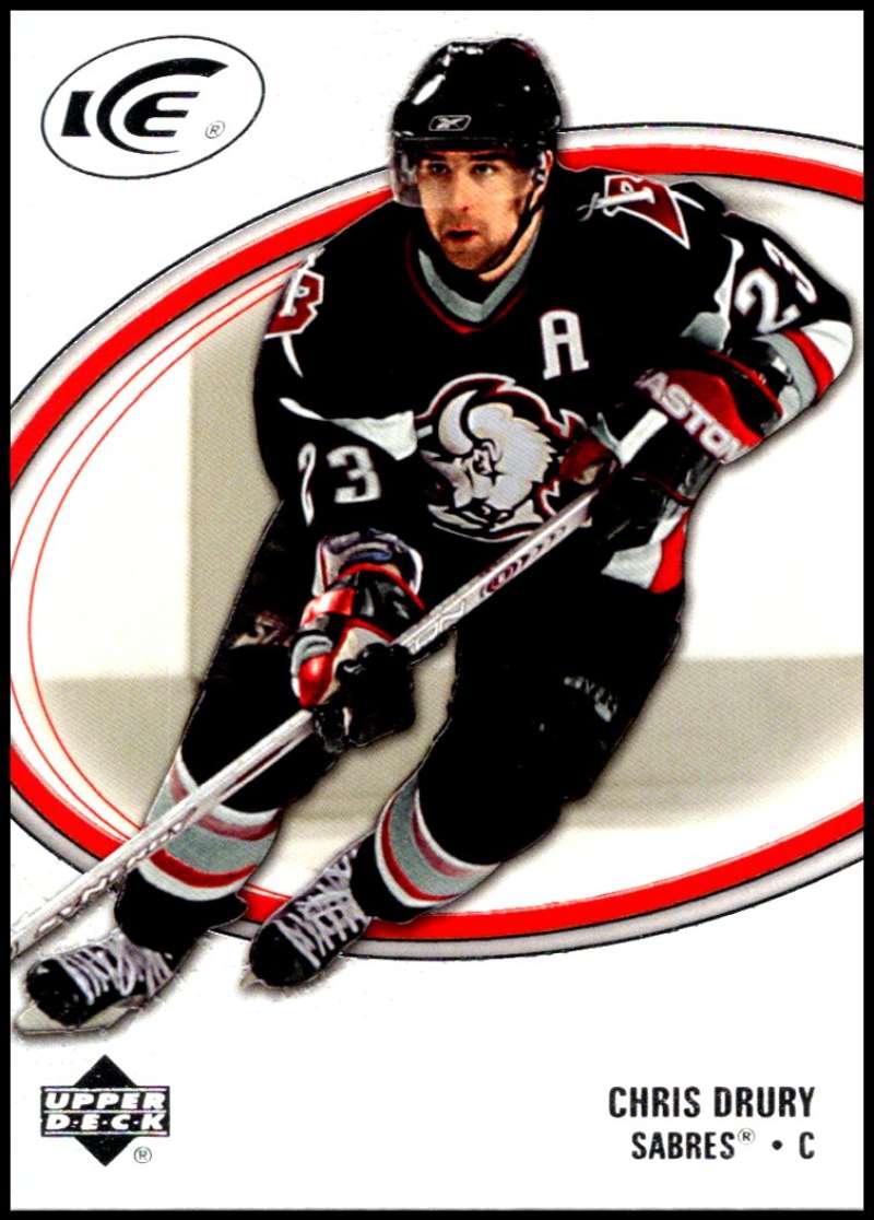 2005-06 Upper Deck Ice #13 Chris Drury Buffalo Sabres V94823 Image 1