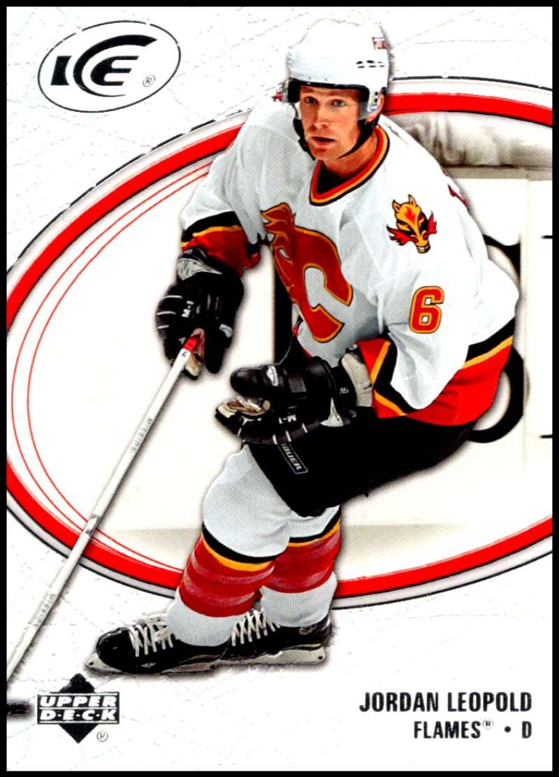 2005-06 Upper Deck Ice #16 Jordan Leopold Calgary Flames V94824 Image 1