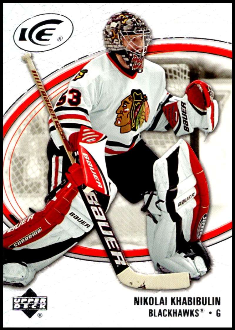 2005-06 Upper Deck Ice #20 Nikolai Khabibulin Chicago Blackhawks V94828 Image 1