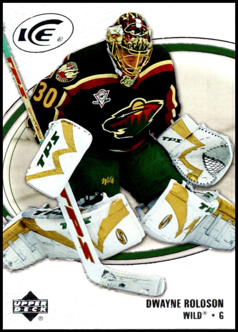 2005-06 Upper Deck Ice #48 Dwayne Roloson Minnesota Wild V94842 Image 1